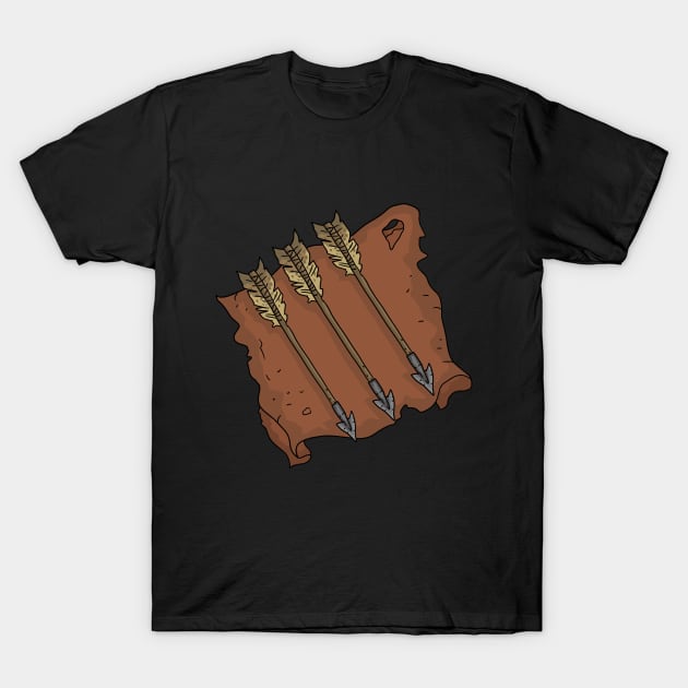 anti facist three arrows T-Shirt by JJadx